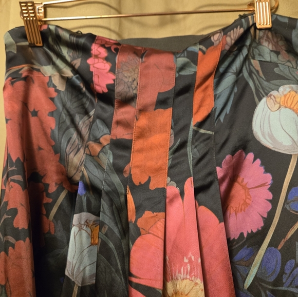 Free People Botanical Strapless Maxi Dress - Chocolate Combo size small - Picture 5 of 9